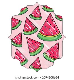 watermelon pattern design