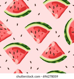 Watermelon Pattern Vector