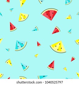 Watermelon pattern. Vector eps 10