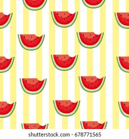 watermelon , pattern, vector, illustration