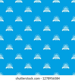 Watermelon pattern vector seamless blue repeat for any use