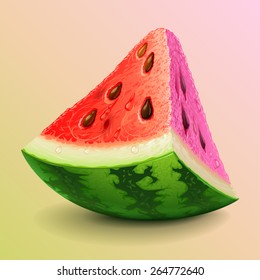 Watermelon piece