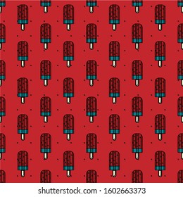 Watermelon Popsicles.  Can be used for wallpaper, pattern fills, textile, web page background, surface textures.