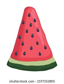 watermelon portion fresh fruit icon