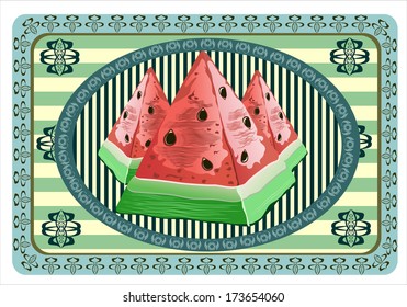 Watermelon Print Design