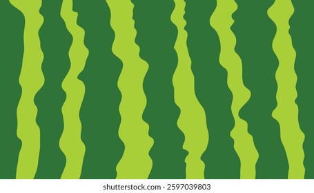 Watermelon realistic texture background. green background. watermelon skin striped seamless pattern. fruit summer texture