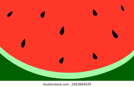Ilustración vectorial de fondo de textura realista de sandía , estilo plano de dibujos animados para el Anuncio , registro , venta y otra Plantilla de diseño.