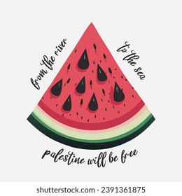 watermelon from the river to the sea Palestine will be free