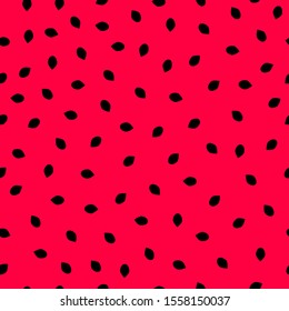 Watermelon seamless background pattern, vector illustration