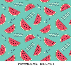 Watermelon seamless pattern