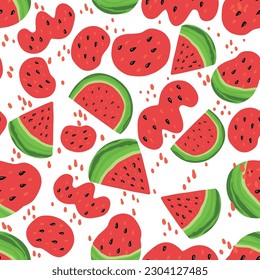 watermelon seamless pattern background textile