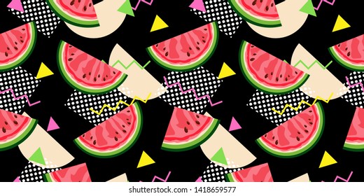 watermelon seamless pattern for decoration, scrapbooking, personal project and many more