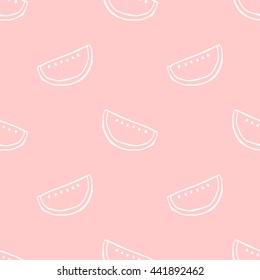 Watermelon seamless pattern vector
