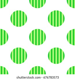 Watermelon seamless pattern, vector tileable background. Suitable for printing on fabric or wrapping paper