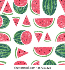 Watermelon Seamless Repeat Wallpaper Tile