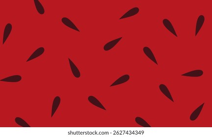 Fundo de sementes de melancia. Padrão sem costura de melancia.
