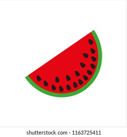 watermelon with seeds eps10