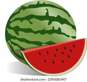 watermelon shape that looks fresh and attractive