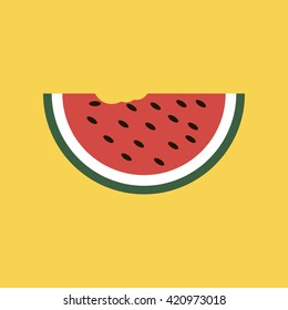 watermelon sign. watermelon icon