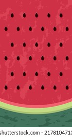 Fondo de rodaje de sandía con textura de semilla y piel, fondo de verano