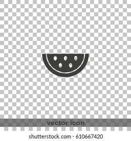 Watermelon slice icon.