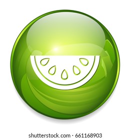 watermelon slice icon