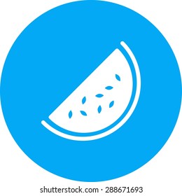 Watermelon, slice icon vector image. Can also be used for eatables, food and drinks. Suitable for use on web apps, mobile apps and print media