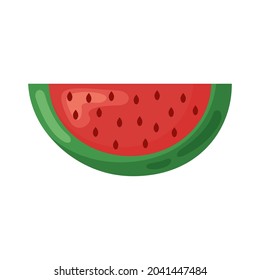 watermelon slice portion nature icon