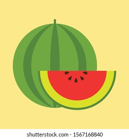Watermelon Slice Vector For Multipurpose Use