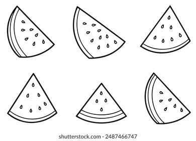 Watermelon Slice Visual food Artwork