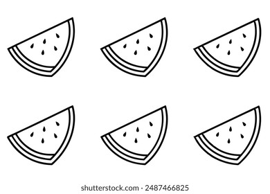 Watermelon Slice Visual food Artwork