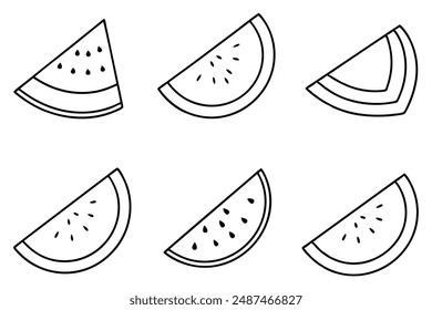 Watermelon Slice Visual food Artwork