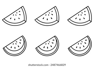 Watermelon Slice Visual food Artwork