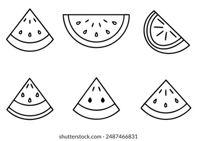 Watermelon Slice Visual food Artwork