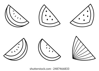 Watermelon Slice Visual food Artwork