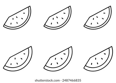 Watermelon Slice Visual food Artwork