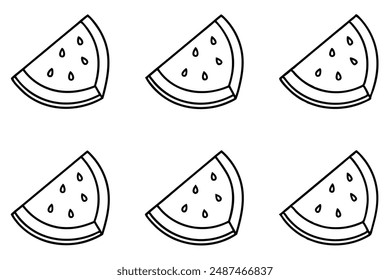 Watermelon Slice Visual food Artwork