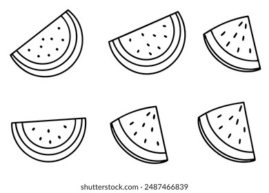 Watermelon Slice Visual food Artwork