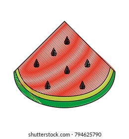 Watermelon sliced fruit