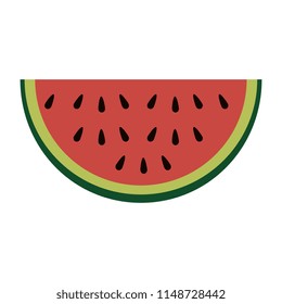 watermelon sliced fruit icon