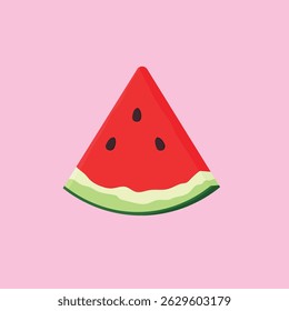 watermelon slices on pink background