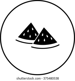watermelon slices symbol