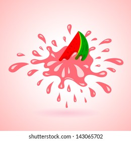 Watermelon Splash Element