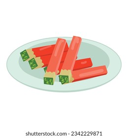 Watermelon sticks icon cartoon vector. Slice fruit. Food juice