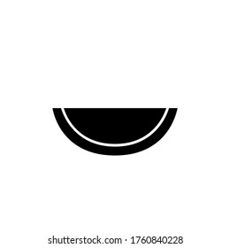 watermelon Summer icons best vector illustration , travel happy holiday isolated white background , hot set black