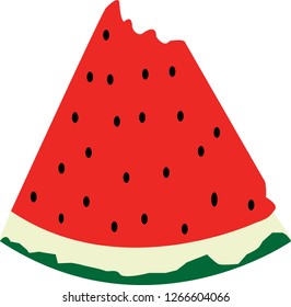 watermelon summer illustration