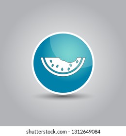 Watermelon summer vector icon