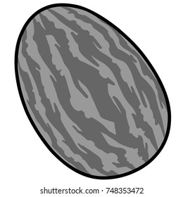 Watermelon Symbol Illustration