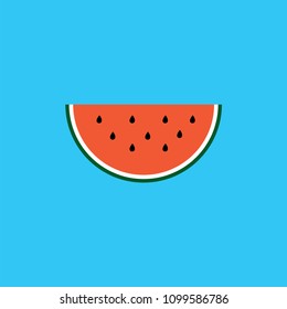 Watermelon symbol sign vector