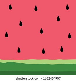 Watermelon texture background. Red watermelon.